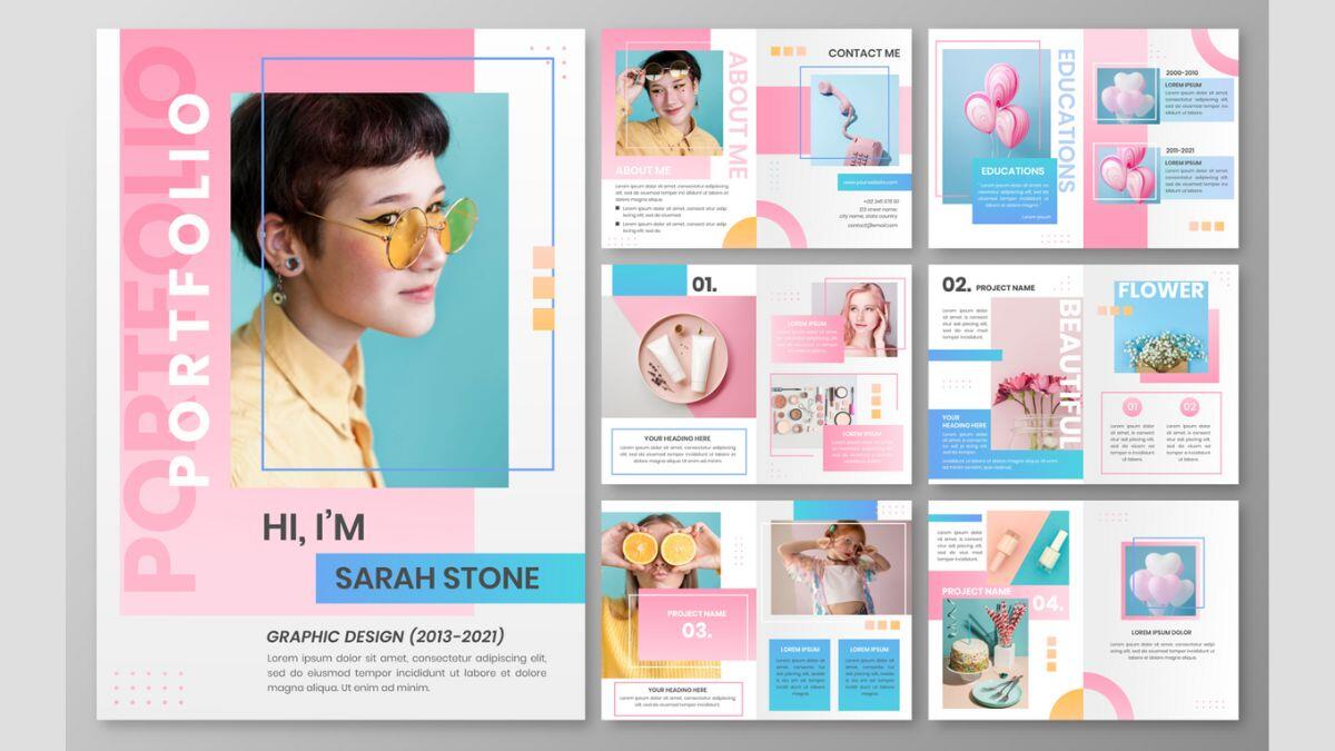 Mẫu Portfolio đẹp 1