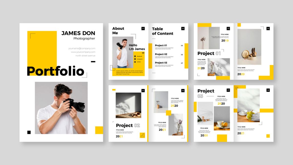 Mẫu Portfolio đẹp 2